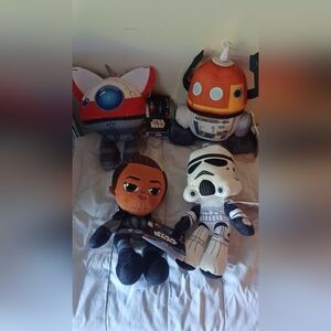 Lot of 4 Star Wars plush NWT